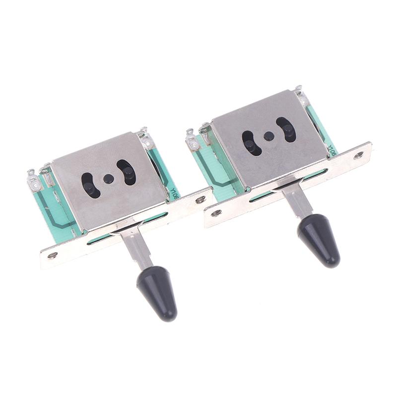 1Pc 3 Way 5 Way 8 Key Electric Guitar Pickup Selector Toggle Switch With Black Tip Cap Knob For St Sq Electric Guitar Stamper