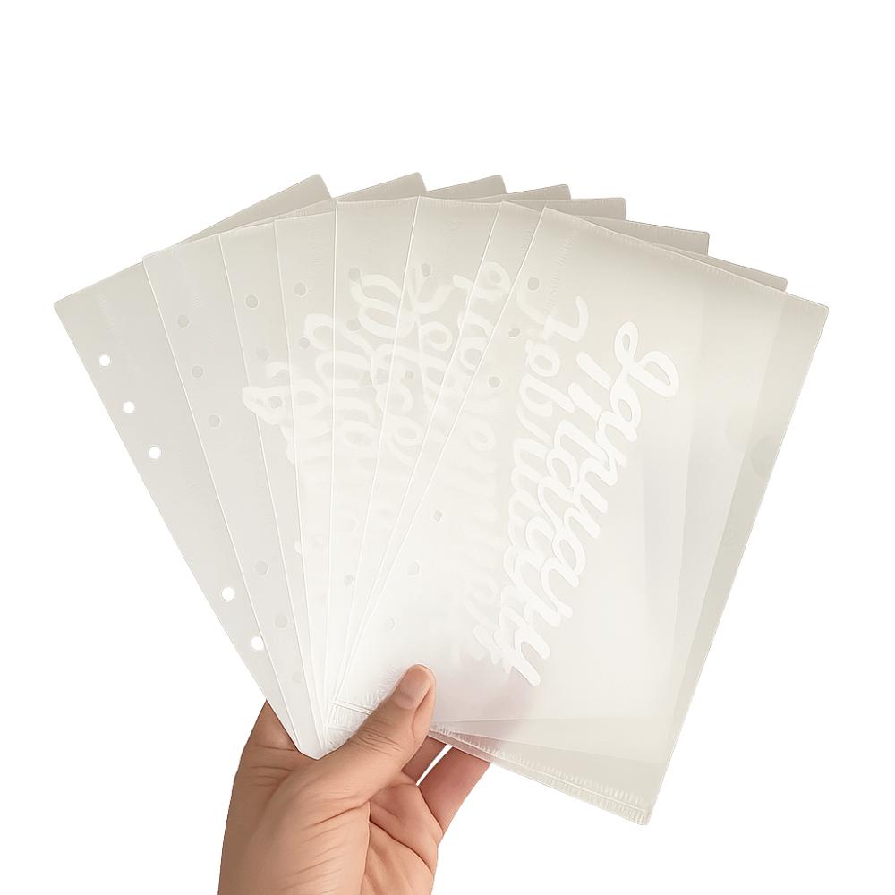 

Альбом А6 на кольцах 12-месячная книга учета денежных средств Креативный мешок для хранения наличных Сменный блок на кольцах 12 Monthly