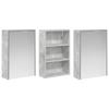Bathroom Cabinet Set 3 Pcs 126 X 16 X 62.5 Cm Engineered Wood