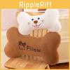 Creative Cartoon Dog Bone Shaped Plush Pillow Cushion Gift For Kids And Teens