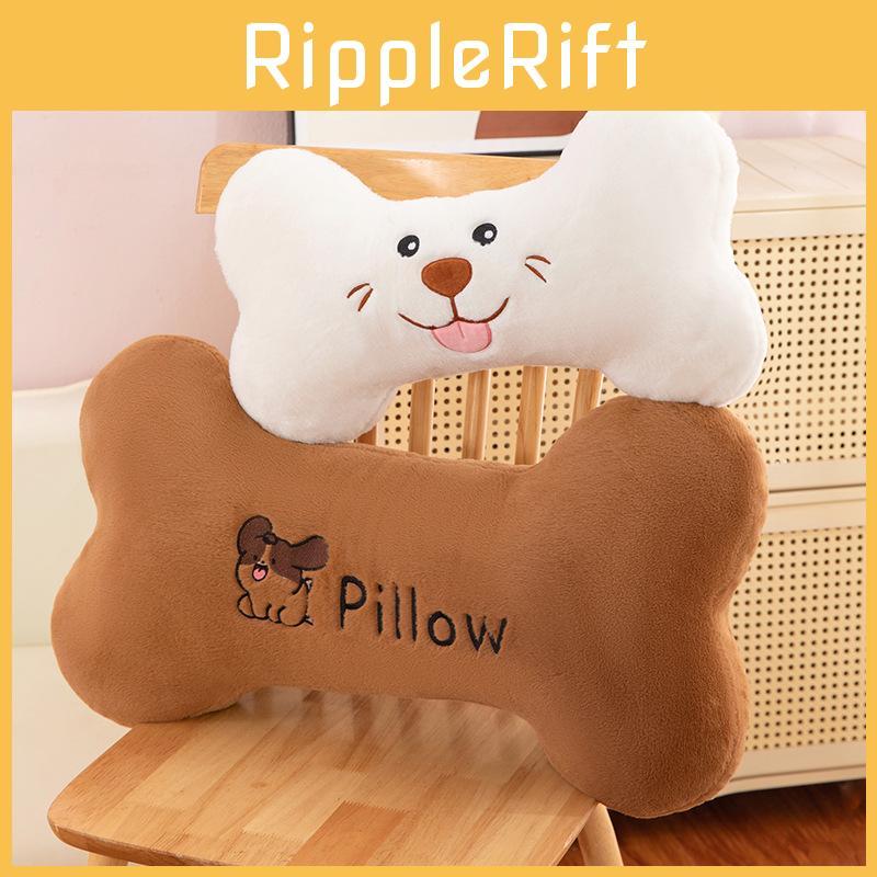 Creative Cartoon Dog Bone Shaped Plush Pillow Cushion Gift For Kids And Teens
