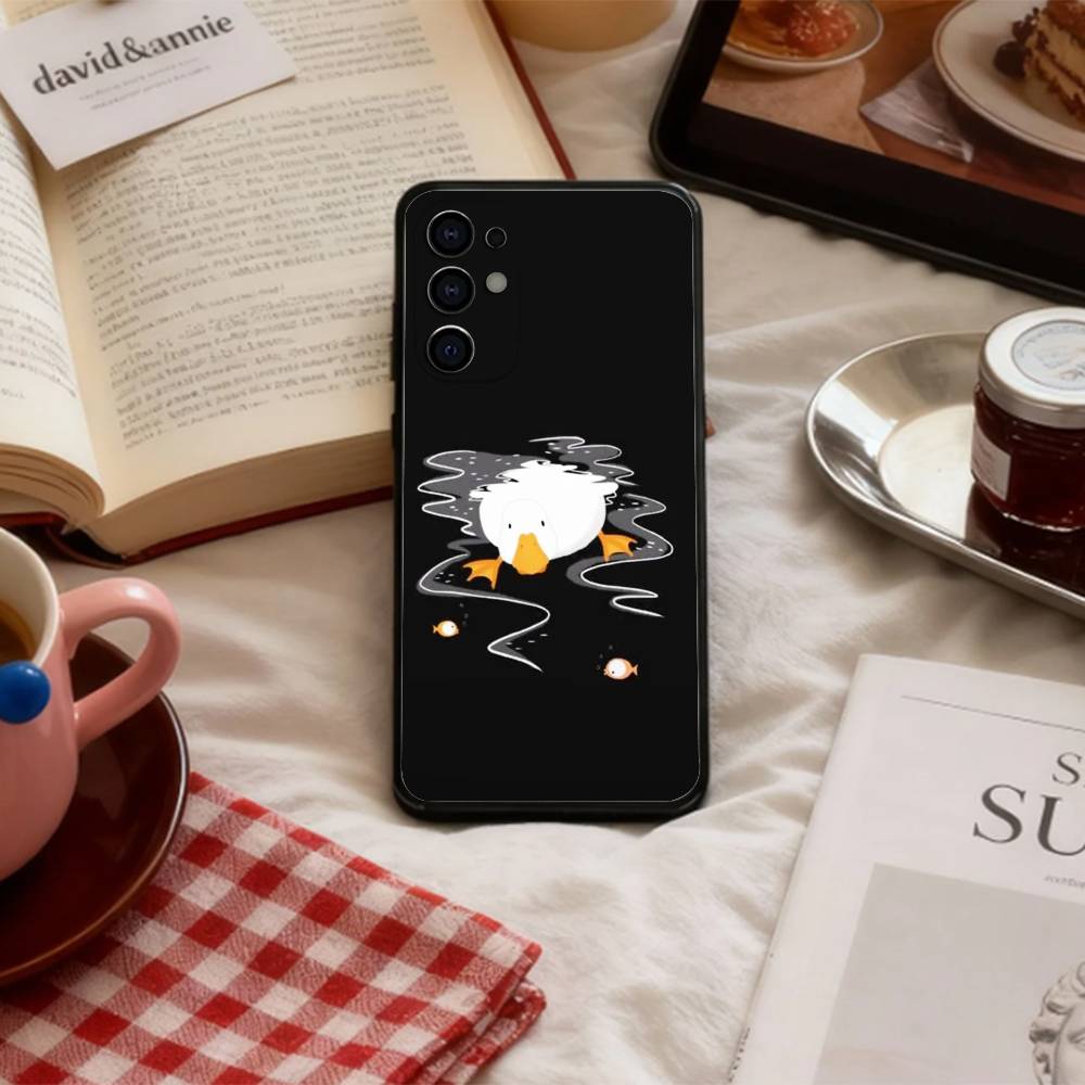 C-Chaotic Duck Goose   Phone Case For Samsung S 25,24,23,22,30,21,10,9,Ultra,Plus,Lite,FE,4,5 G Soft Black Case
