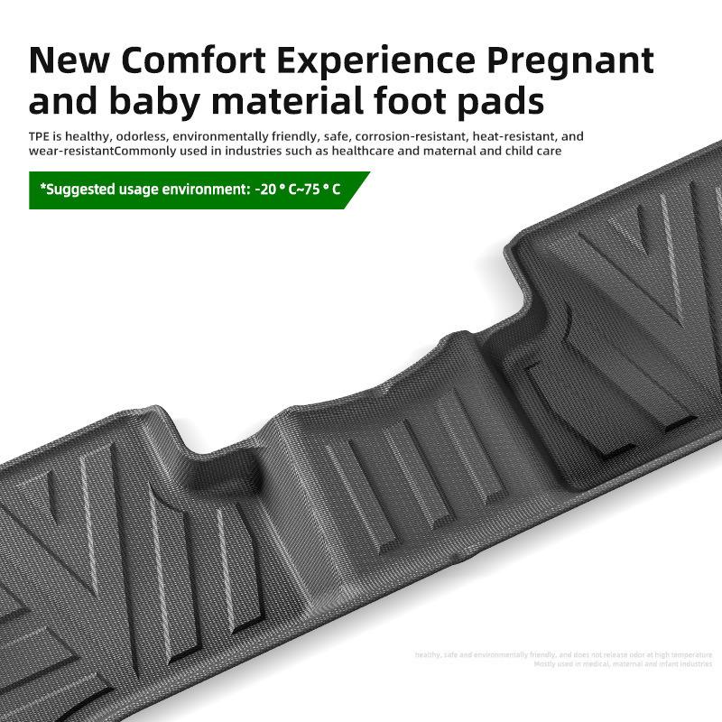 Eco-Friendly TPE Floor & Trunk Mats for 2022+ Kia Sportage, European Left-Hand Drive