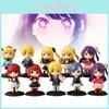 Adorable Pvc Anime Figure Set Of 10 Featuring Starry Hoshino Ai And Friends For Collectors