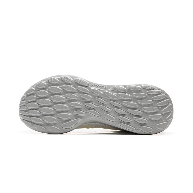 Li-Ning Comfortable Fashion Non-Slip Wear-Resistant Low-Top Casual Running Shoes Men sneaker Cloud-White ARSV121-1