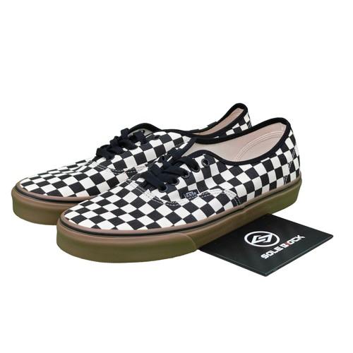 

Vans Оригинальные мужские кеды Checkerboard - Black Gum VN0004MKIBB EU 37 чёрный/белый