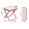 Portable Folding Stool for Outdoor Camping Fishing Train Trip with Lightweight Aluminum Alloy Frame