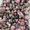 2cm Natural Crystal Jade & Pink Tiger Eye Mushroom Necklace Pendant