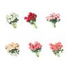 10piece Realistic Artificial Flowers For Home Decoration - Vivid Roses Complement Any Space Artificial Flowers In Vase