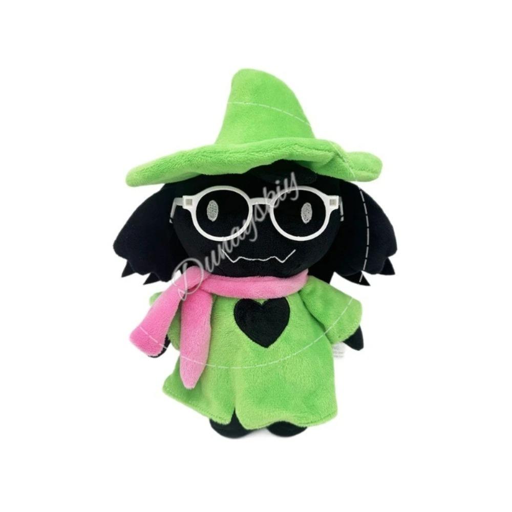 Deltarune Rosa Katze Stofftier Plüschtier Spiel Merchandise Rosa Katzenohren Anime Sitzendes Plüschtier Rosa Kleid Faltenrock Halloween