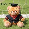 Elegant Gift Bag Stuffed Bear Personalized Graduation Gifts 2026 for Her, Cute Teddy with Embroidered Gown Award And Cap, Soft Plush Mascot