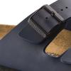 Women's Birkenstock Arizona BF Birko-Flor Blue Narrow Navy Blue (51753)