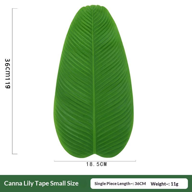 Artificial Banana Leaves,Faux Tropical Palm Leaves for Party Decor,Food Serving & Table Placemats,Multiple Sizes Available