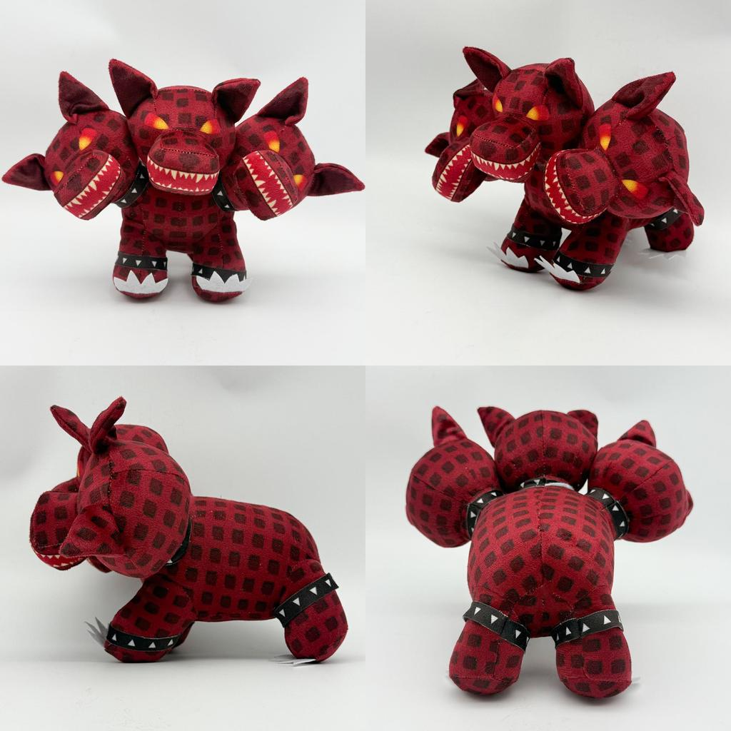 Steal A Brainrot Cerberus Plush Toy Cartoon Three Headed Monster For Kids And Collectors