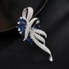 Light Luxury Atmospheric Zircon Brooch, Brooch, Large Pin, Buckle Brooch, Versatile Coat, Suit And Accessories