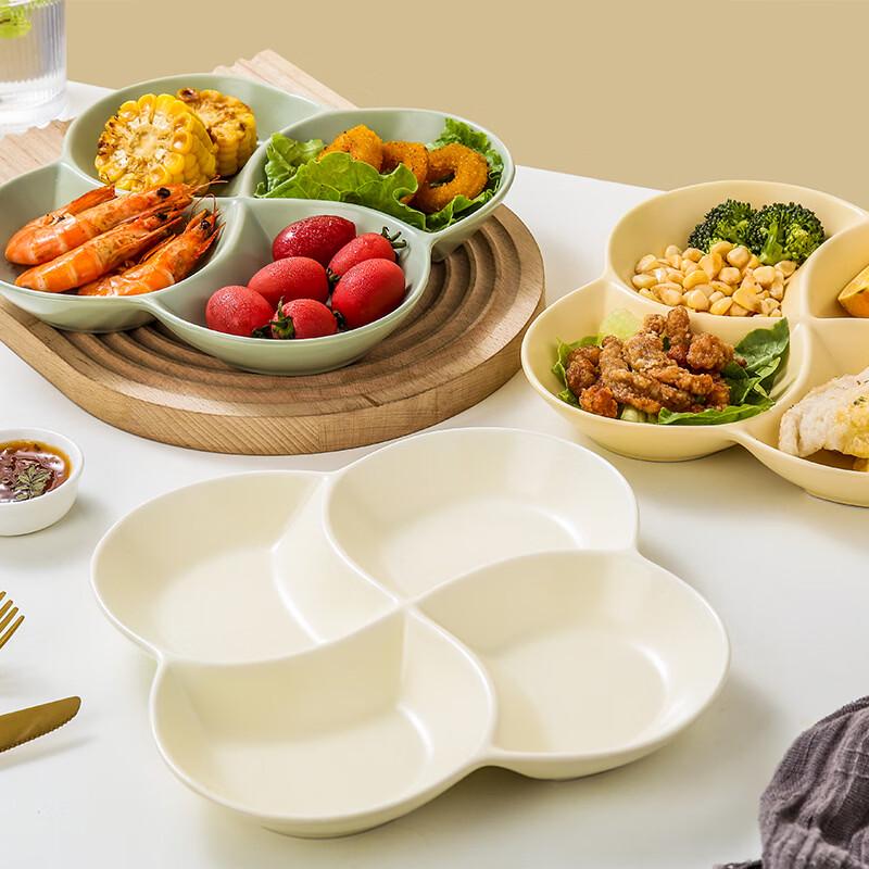 Nordic Ceramic Divided Dinner Plate