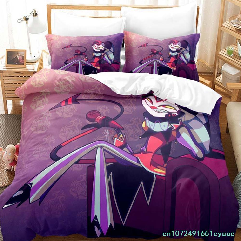 Fizzarolli Boss Bedding Set Single Twin Full Queen King Size Bed Set Adult Kid Bedroom Duvetcover Sets Anime Parure De Lit Bed