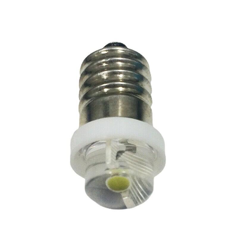 3/4.5/6V 0.5W Torch Bulb 6000K White Led E10 Socket Replacement Bulb For Torch