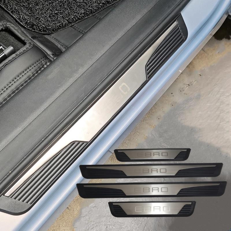 Für EBRO S700 2025 2026 Zubehör Autoteile Einstiegsleisten Styling-Aufkleber Autotürschwellen-Schutz Schmutzfängerleiste Zierleiste