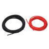 2 Pcs Solar Panel Wire XLPE Sleeve Tinned Copper Dual Insulation Temperature Resistance Solar PV Cable