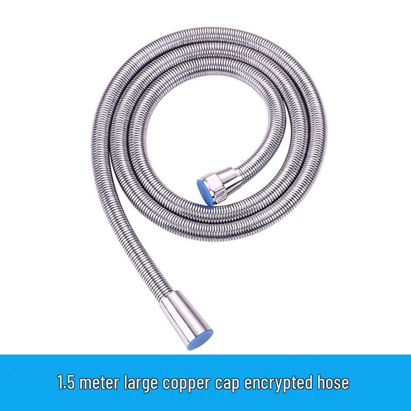 High-Pressure Stainless Steel Shower Hose - Explosion-Proof for Cold & Hot Water