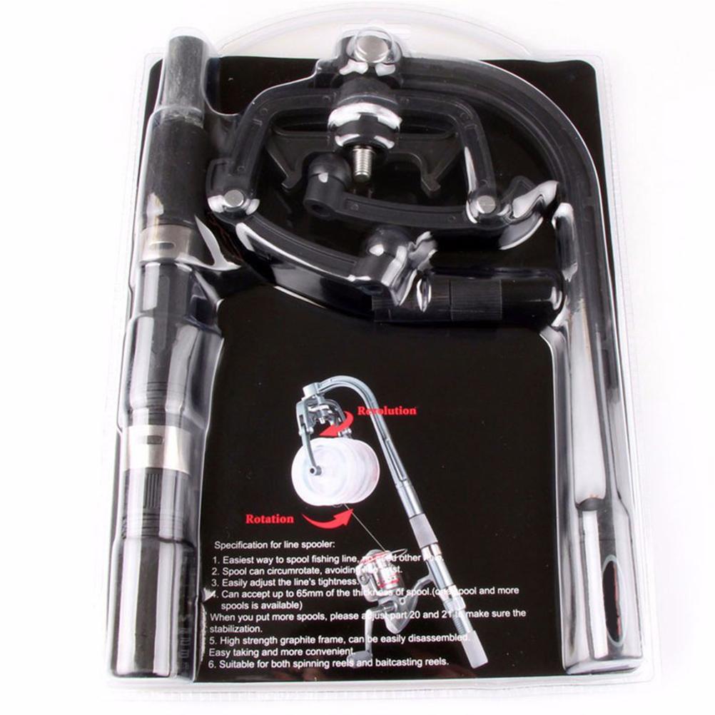 Fishing Line Winder Spooler Machine Spinning Reel Spool Spooling Station System