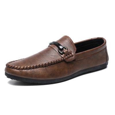 Men Loafers Formal Men Dress Shoes Breathable Slip On Men Driving Shoes High Quality Leather Men Casual Shoes Comfortable Light