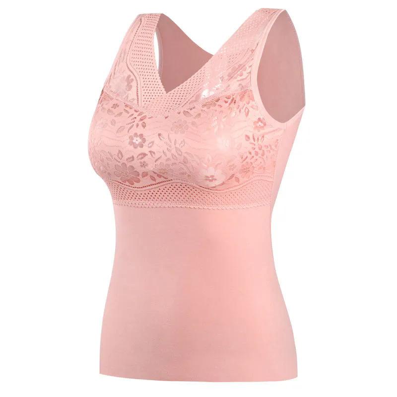 Warm Vest Women's Fleece Thickened Sexy German Fleece Autumn and Winter Underwear Top Women's Warm Clothes