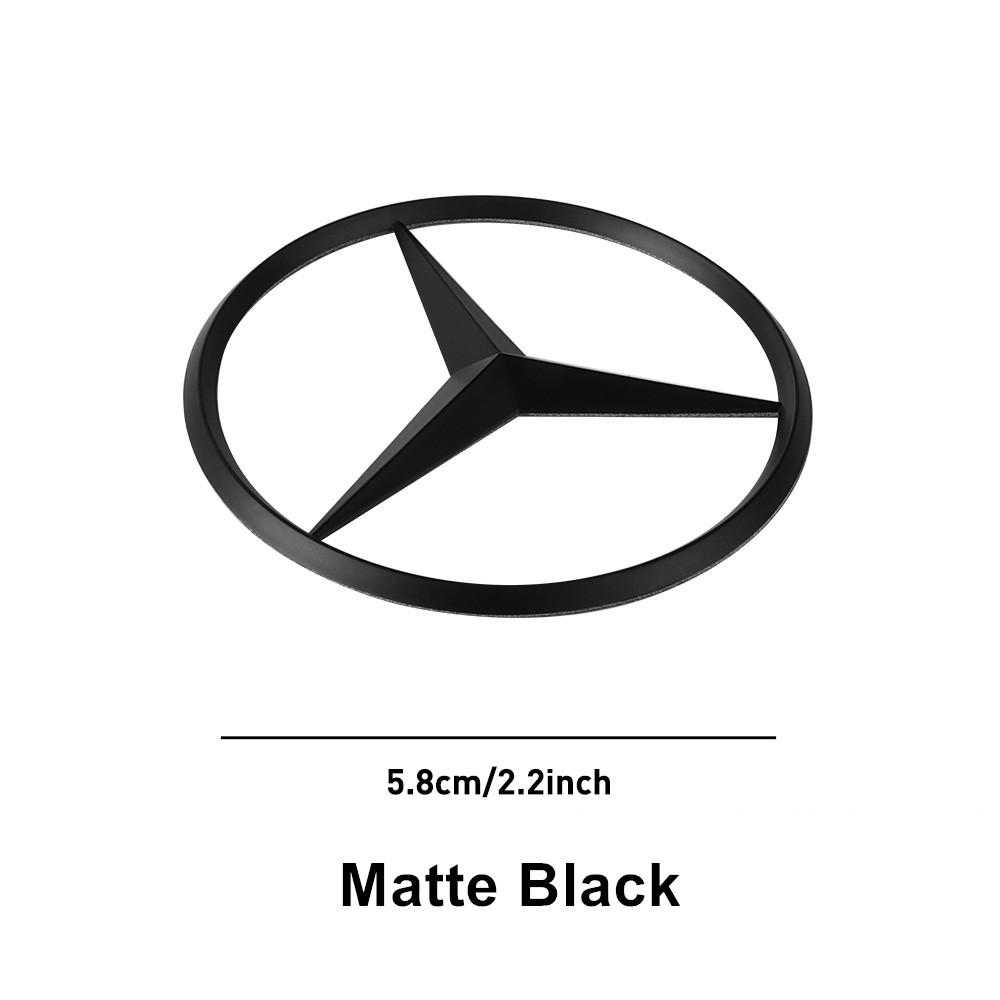 WAM3 Car Interior Steering Wheel Hollow Badge Logo Decor Accessories For Mercedes Benz W203 W204 W205 W212 W213 W176 W177 W246 FXPT