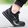 Sicherheitsschuhe mit Stahlkappe Herren Leichte Atmungsaktive Mesh Arbeitssneaker Arbeitssicherheitsstiefel Herrenschuhe Unzerstörliche Arbeitsstiefel