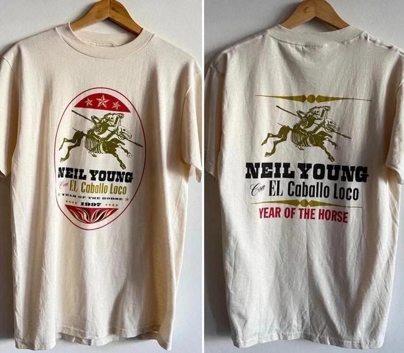 HUGE SALE~Neil Young Love Earth Tour Merch Tour 2026 T-Shirt Gift All Size S-4XL XL
