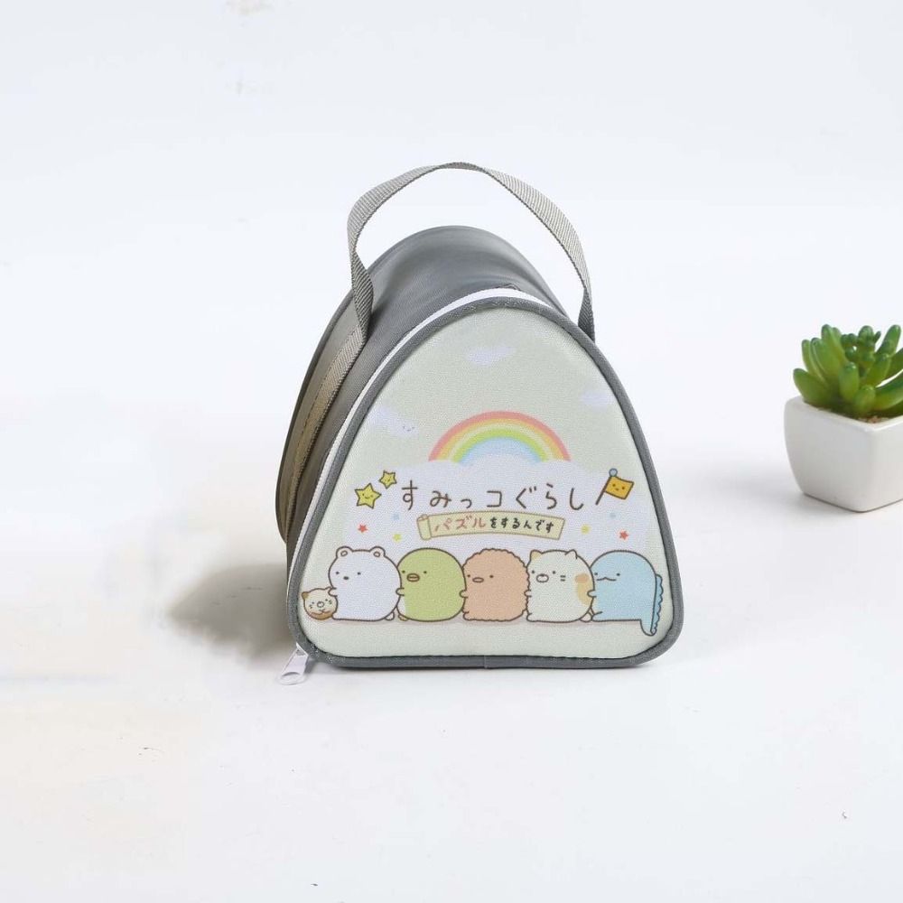 Aluminum Foil Triangular Insulation Bag Thickened Rice Ball Lunch Box Bags  Student
