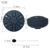 3 Inch 6-Tone Steel Tongue Drum Mini Hand Pan Drums with Drumsticks Percussion Musical Instruments Drum Accessories
