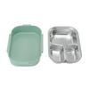 304 Stainless Steel Compartment Lunch Box 3 Compartment Thermal Lunch Box  For Office