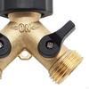 Outlet Garden Hose Connector with Washers Copper Tap Splitter