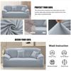 Stretch Sofa Slipcover Spandex Soft Couch Cover Washable Furniture Protector with Elastic Bottom for Kids Dog Pets 1 Piece