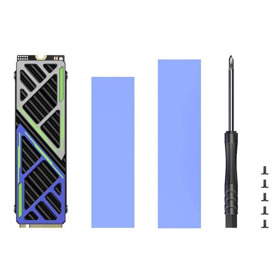 SSD Solid State Drive Cooling 2280 Heatsink Rapid M2 2280 NVMe Hard Disk Aluminum