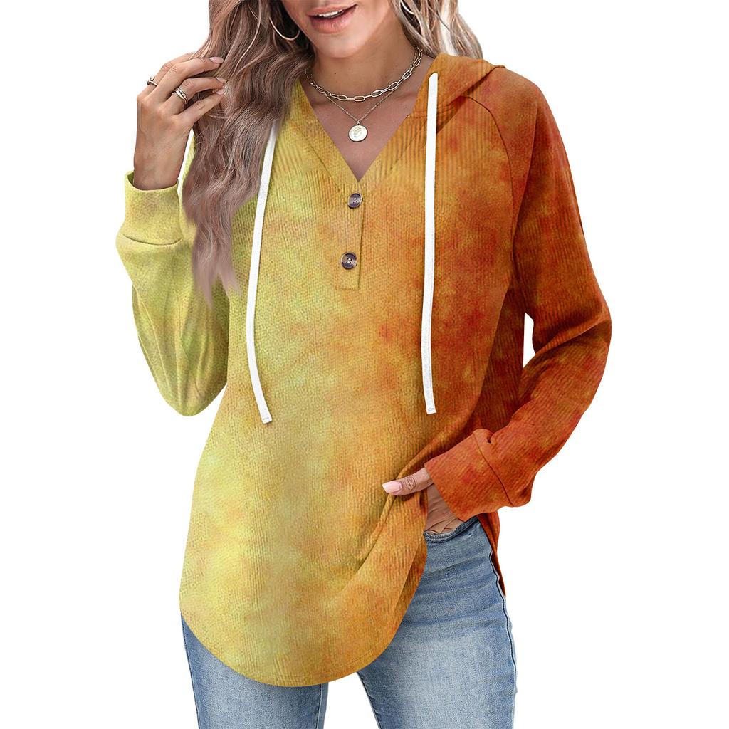 Women's Fashion Women's Lightweight Long Sleeve Pullover With Pockets Preppy Graphic Hoodie