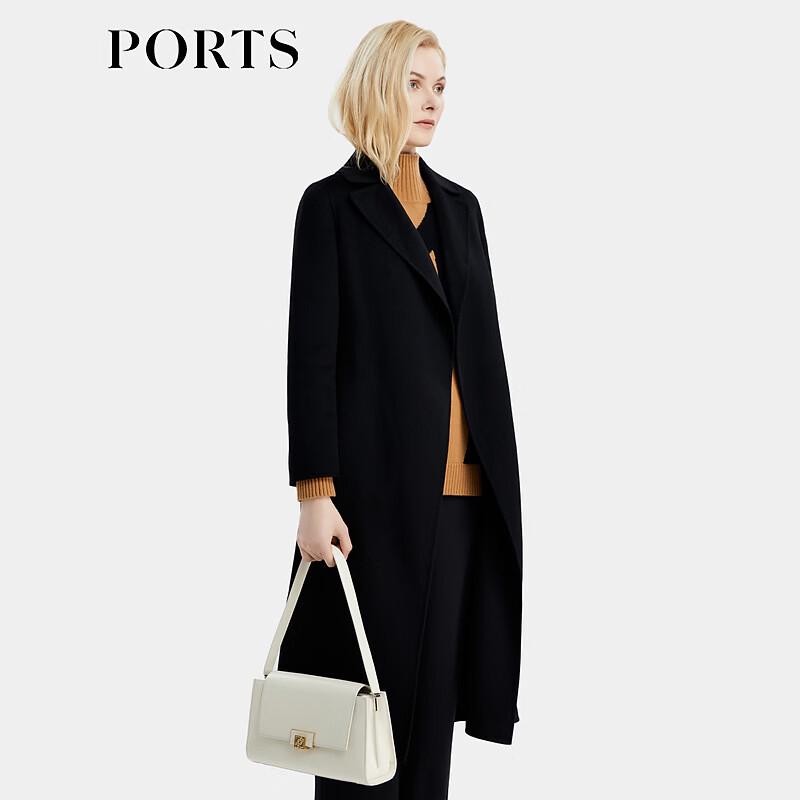 PORTS Women's Mid-Length Cashmere Coat LL9C074QWH011