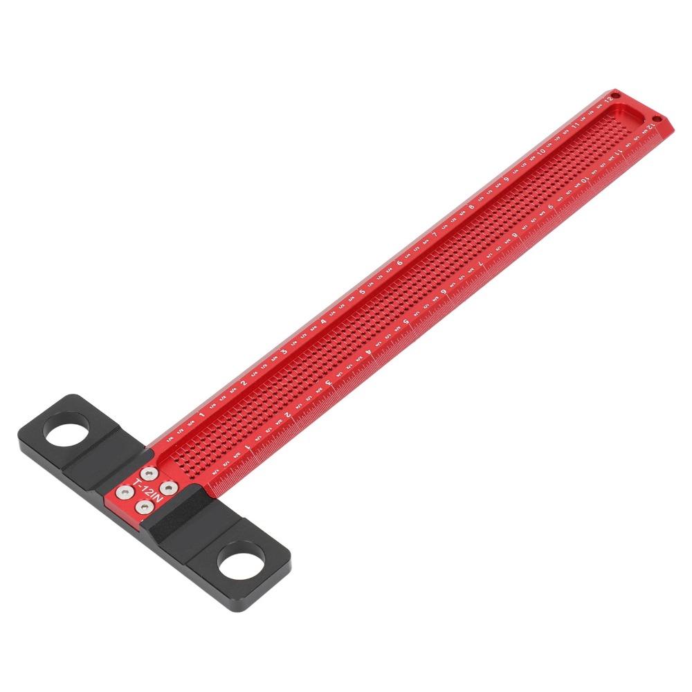 T-Type T Ruler 12 Inch Woodworking Ruler Convenient Precision Marking Tool  Layout
