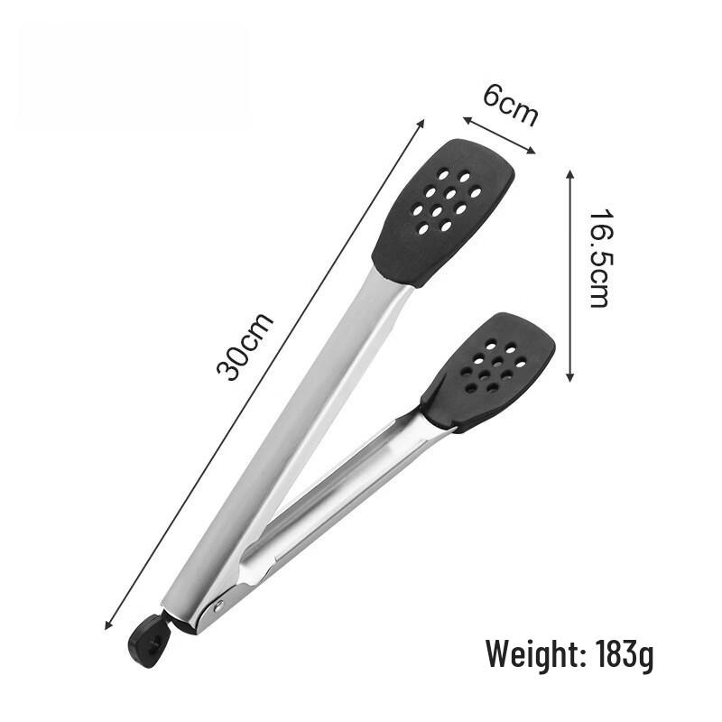 304 Stainless Steel Food & BBQ Tongs