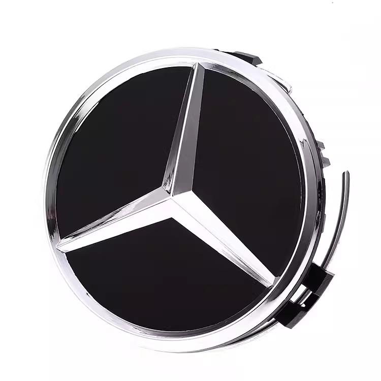 4Pcs Car Wheel Center Hub Caps Emblem Covers Decor Accessories For Mercedes Benz AMG GLE GLC W204 W205 W203 W211 W212 W213 W169 OD5