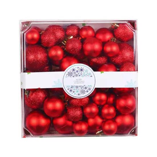 Yousheng 44 Pcs Christmas Balls Ornaments Shatterproof Plastic Baubles Xmas Tree Hanging Decoration for Holiday Party Wedding Decor