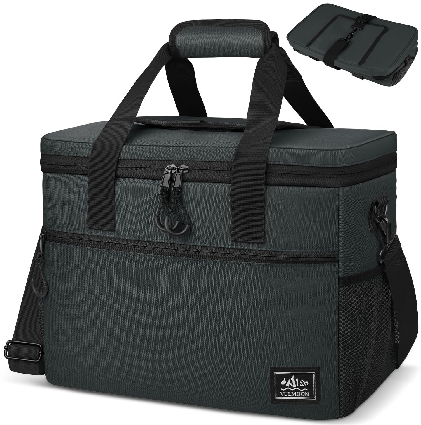 

MOTIFUN 35L Large Capacity Insulated Cooler, Made of 900D Polyester, Waterproof, Stylish, Lightweight, Foldable, 4-Layer Insulation, Soft Cooler,