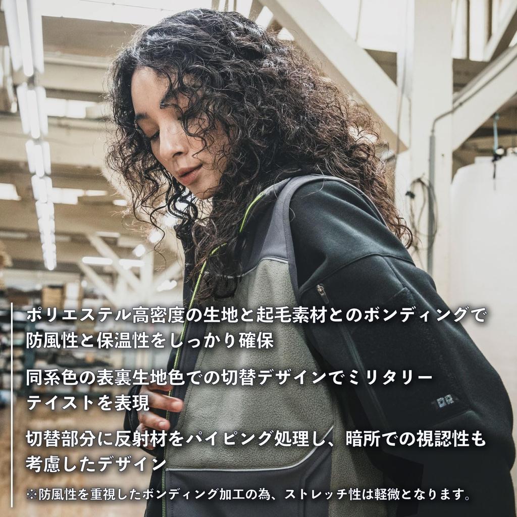 Toraichi Winter Blouson Stretch with Sticker Size 7940-129, Windproof, Warm, Outerwear, TORAICHI, Stylish, Pro-Uni [13. Black, L]