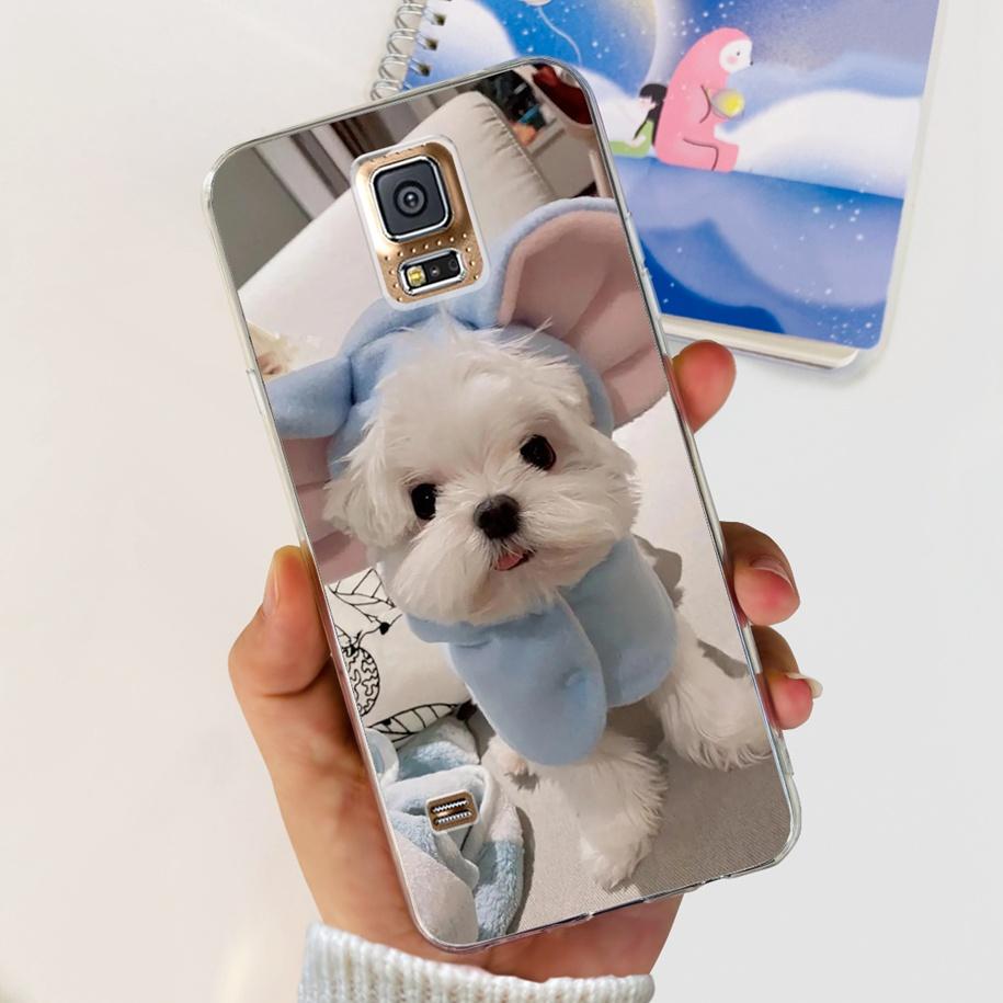 For Samsung Galaxy S5 Case G900F G900I i9600 S 5 Back Cover Cool Painted Soft Silicone Clear Phone Case For Samsung S5 Neo Coque
