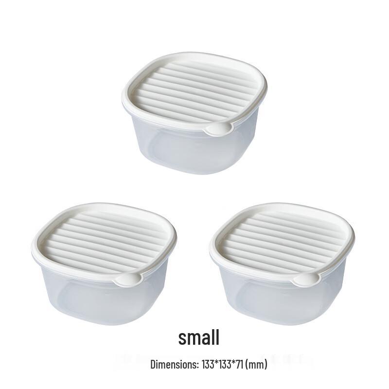 

MOMO NATURI Food-Grade Refrigerator Storage Containers - Small 6-Piece Set