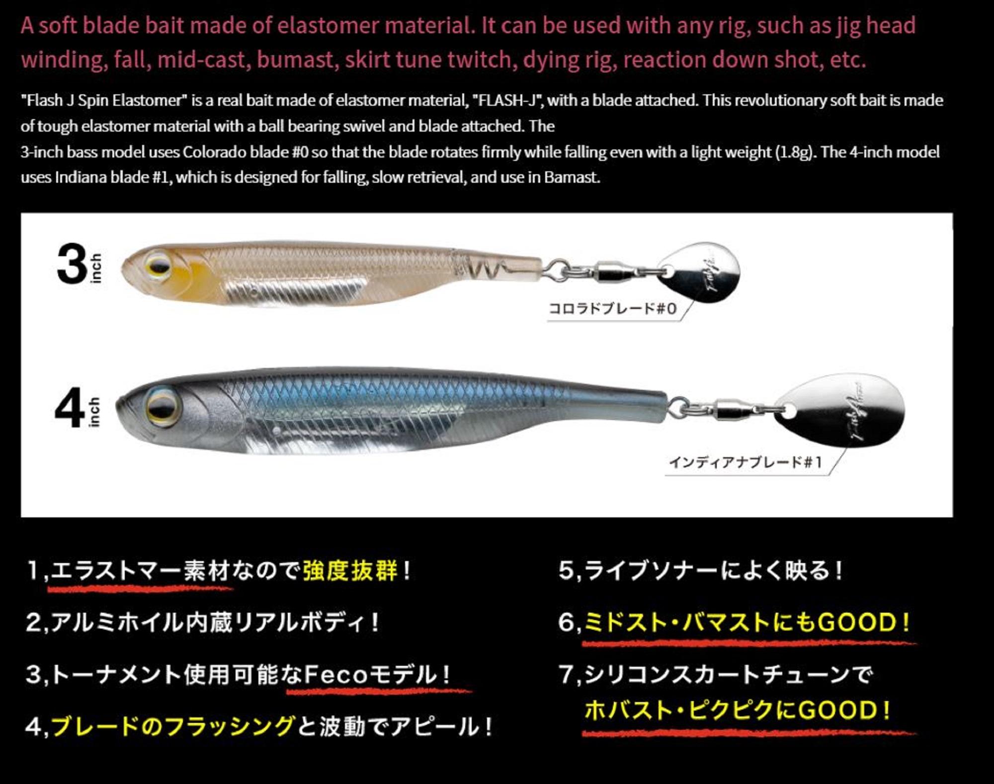 Leurre Souple Fish Arrow Flash J Shirasu SW 8cm - Leurre de la pêche