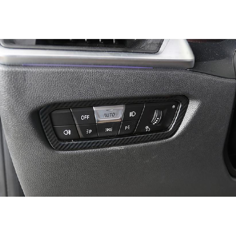 Function Control Button Trim For BMW 3-Series G20 - Steel Carbon Fiber