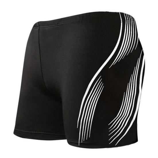 Erkekler yüzme şortu İpli Elastik Bel Yumuşak Hızlı Kuru Nefes Slim Fit Renk Eşleştirme Orta Bel Banyo Boksörler Sörf Su Sporları